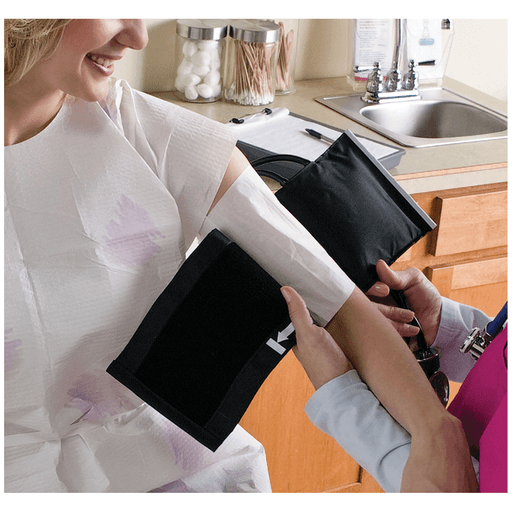 TIDI BLOOD PRESSURE CUFF BARRIERS - Cuff Barrier, Fabricel T/P, Adult Large, 22" x 8", White, 50/bx, 3 bx/cs | Quantity - 1x CS