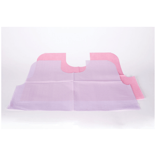 TIDI EVERYDAY SPECIALTY BIBS - Bib, Endo, Waist-Length, Contour Neck, T/P/T, 29" x 21",  Mauve, 100/cs  | Quantity - 1x CS