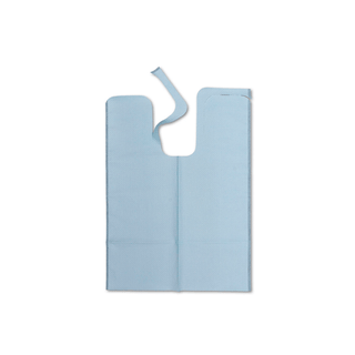 TIDI EVERYDAY SPECIALTY BIBS - Chainless Bib & Ties, 18" x 25", Blue, 250/cs (48 cs/plt) | Quantity - 1x CS