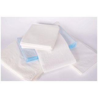TIDI EQUIPMENT DRAPE SHEET - Equipment Drape Sheet/ Stretcher Sheet, Extra-Strength Tissue/ Poly, 40" x 90", Blue, 50/cs (24 cs/plt) | Quantity - 1x CS