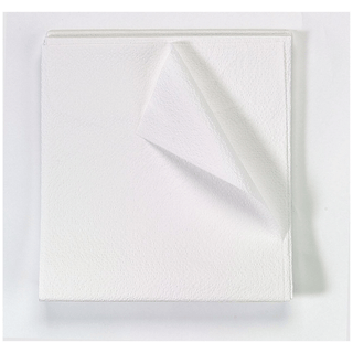 TIDI EQUIPMENT DRAPE SHEET - Drape Sheet, Tissue/ Poly, 2-Ply, 40" x 48", White, 100/cs | Quantity - 1x CS