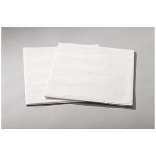 TIDI ALL TISSUE PATIENT DRAPE SHEET - Drape Sheet, Patient, 40" x 60", 2-Ply Tissue, White, 100/cs | Quantity - 1x CS