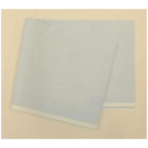 TIDI TISSUE POLY TISSUE PATIENT DRAPE SHEET - Drape Sheet, Tissue/ Poly, 40" x 90", Blue, 50/cs | Quantity - 1x CS