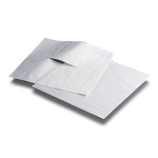 TIDI TISSUE/POLY HEADREST COVERS - Headrest Cover, Tissue/ Poly, Small, 10" x 10", White, 500/cs | Quantity - 1x CS