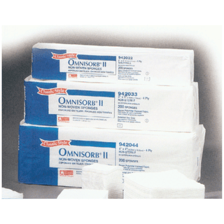 TIDI OMNISORB 4-PLY NON-STERILE NONWOVEN SPONGES - Non-Woven Sponge, 3" x 3", Non-Sterile, 200/bg, 20 bg/cs | Quantity - 1x CS