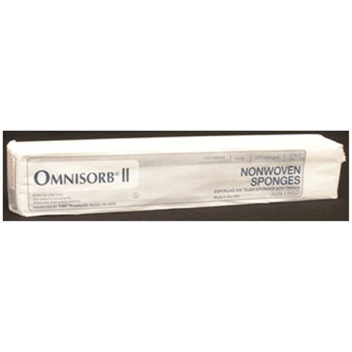 TIDI OMNISORB 4-PLY NON-STERILE NONWOVEN SPONGES - Non-Woven Sponge, 4" x 4", Non-Sterile, 200/bg, 10 bg/cs (40 cs/plt) | Quantity - 1x CS