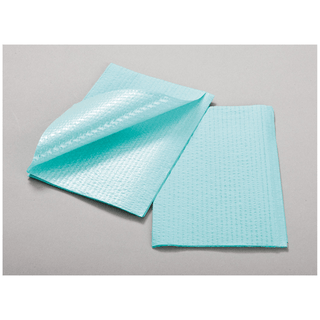 TIDI ECONOMY 3-PLY TISSUE/POLY TOWELS - Towel, 3-Ply Tissue & Poly, White, Rib Embossed, 13" x 18", 500/cs | Quantity - 1x CS