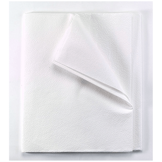 TIDI ALL TISSUE PATIENT DRAPE SHEET - Drape Sheet, 40" x 48", Peach, 2-Ply Tissue, Latex Free (LF), 100/cs | Quantity - 1x CS