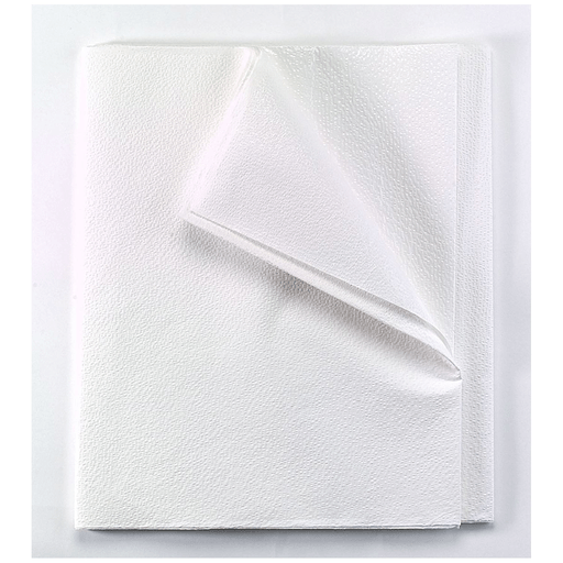 TIDI ALL TISSUE PATIENT DRAPE SHEET - Drape Sheet, 40" x 48", Peach, 2-Ply Tissue, Latex Free (LF), 100/cs | Quantity - 1x CS