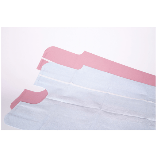 TIDI TISSUE POLY TISSUE PATIENT GOWNExam Gown, 30" x 42", Blue T/P/T, Front or Back Opening, 50/cs | Quantity - 1x CS