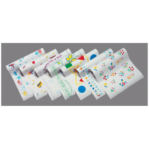 TIDI EXAM TABLE BARRIER ROLLS - Exam Table Roll, Pediatric Print, Bugs & Things, Smooth, 21" x 225 ft, 6/cs | Quantity - 1x CS