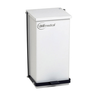 UMF MEDICAL WASTE CAN RECEPTACLEWaste Can, 32 Qt, White | Quantity - 1x EA