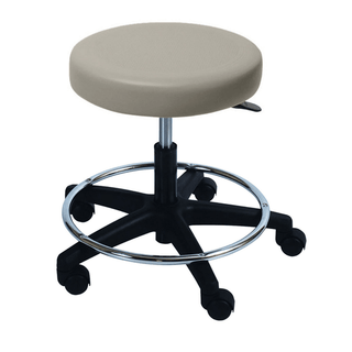 UMF MEDICAL STOOLS - Ultra Comfort Stool with Foot Ring, Air Spring Height Adjustment with Soft Rubber Casters, Seamless Upholstery with PreFixx Protective Finish for Infection Prevention, Available in 16 Colors (DROP SHIP ONLY) | Quantity - 1x EA