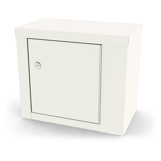 UMF MEDICAL NARCOTICS STORAGENarcotic Shelf, 7782, Steel with One (1) Shelf, Single Door, Single Lock, 14.125W (35.9cm) x 12 H (30.5cm) x 8.125D (20.6cm). Wall Mountable or Inside Cabinet Mountable, Quiet White | Quantity - 1x EA