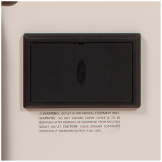 UMF MEDICAL TABLE PARTS & ACCESSORIESReceptacle, Hospital Grade, Factory Installed Only for 5240, 5240-145, 5250 | Quantity - 1x EA