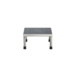 UMF MEDICAL STEP STOOLStep Stool, 1-Step, Stainless Steel, 14"W x 7 5/8"H x 10"D | Quantity - 1x EA