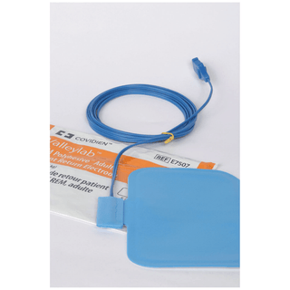 MEDTRONIC VALLEYLAB ELECTROSURGICAL ACCESSORIES - REM Polyhesive II Patient Return Electrode, Adult, 2.7m (9ft) Attached Cord, 50/cs (Continental US Only) (Item is on Manufacturer Backorder - Limitited Quantities When Available) | Quantity - 1x CS