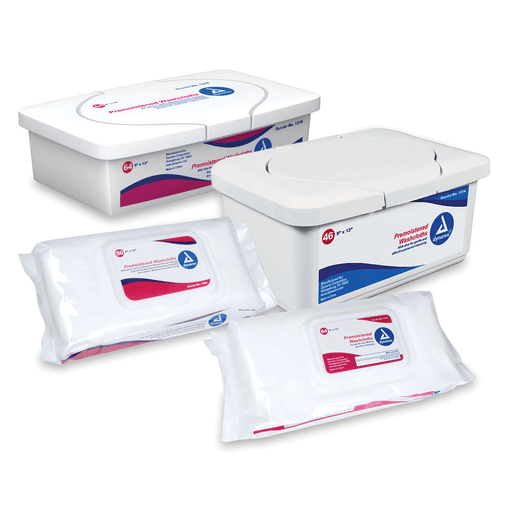 DYNAREX ADULT WIPES - Wipes, 9" x 13", 46/tub, 12 tub/cs | Quantity - 1x CS
