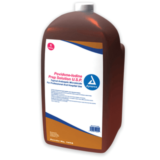 DYNAREX POVIDONE IODINE PREP/SCRUB SOLUTIONS U.S.P. - Scrub Solution, 16 oz, 24/cs | Quantity - 1x CS