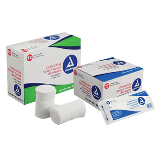 DYNAREX STRETCH GAUZE BANDAGES - Bandage, 3", Sterile, 12/bg, 8 bg/cs | Quantity - 1x CS