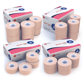 DYNAREX ELASTIC TAPE - Elastic Tape, 1" x 5 yds, 12/bx, 12 bx/cs | Quantity - 1x CS