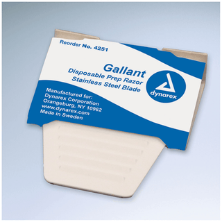 DYNAREX PREP RAZORS - Gallant Prep Razor, 50/bx, 5 bx/cs | Quantity - 1x CS
