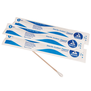 DYNAREX COTTON TIPPED APPLICATORS - Cotton-Tipped Applicator, 6" x 1 1/12", Non-Sterile, 100/bg, 10 bg/bx, 10 bx/cs | Quantity - 1x CS