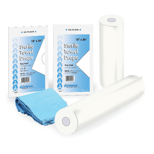 DYNAREX TABLE PAPER - Table Paper, 18" Crepe, 125 ft Roll, 12/cs | Quantity - 1x CS