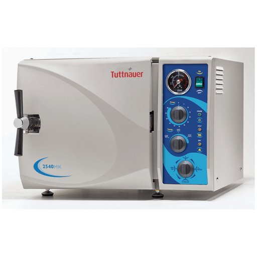 TUTTNAUER MANUAL AUTOCLAVES (M/MK SERIES) - Autoclave, 110V, 10"Dia x 18.7"D Chamber Size, 6 Gallon Volume, 4 Trays | Quantity - 1x EA