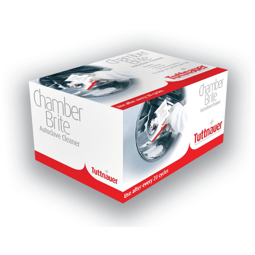 TUTTNAUER CHAMBER BRITE POWDERED AUTOCLAVE CLEANER - Autoclave Cleaner, 10/bx, 12 bx/cs | Quantity - 1x CS