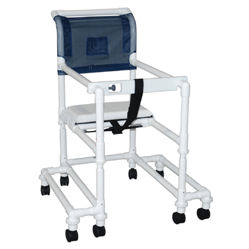 MJM AMBULATORY WALKERS "400" SERIES - Stroller/ Walker , 18" Internal Width, Anti-Tip Outriggers, 3" Twin Casters, Height Adjustable, For Residents/ Patients Between 6 ft & 6 ft 6" | Quantity - 1x EA