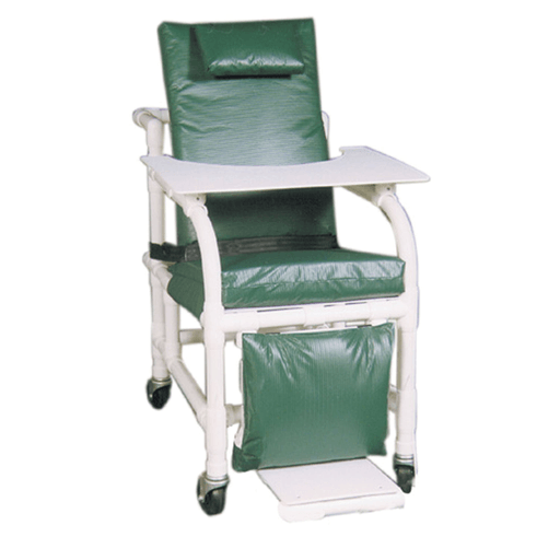 MJM MULTI-POSITION GERI-CHAIRS "500" SERIES - X-Wide 3-Position Recline Geri-Chair (24" internal width) Chair will fit average height residents, Elevated Legrest & Footrest | Quantity - 1x EA