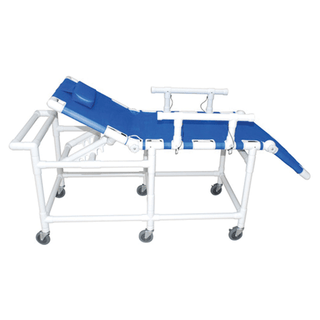 MJM SHOWER GURNEYS & STRETCHERS "900" SERIES - Bariatric Shower Gurney, Three Position Elevating Headrest, Close Cell Waterproof Foam Pad, Drain Pan & Drain Hose, 900 lb Capacity | Quantity - 1x EA