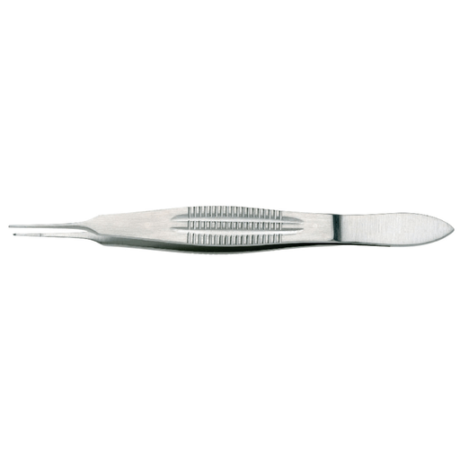 BR SURGICAL CASTROVIEJO SUTURING FORCEPS - Castroviejo Suturing Forcep, 1x2 Teeth, Tying Platform, Tip 0.5mm, Wide Handle, 4" | Quantity - 1x EA