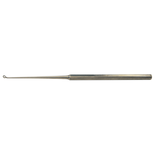 BR SURGICAL BUCK EAR CURETTE - Buck Ear Curette, Straight, Blunt, Size 000 | Quantity - 1x EA