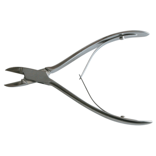 BR SURGICAL NAIL NIPPERS - Nail Nipper/ Splitter, Straight Jaw, Double Spring, 4" | Quantity - 1x EA