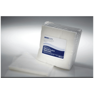 ENCOMPASS SOFSORB WASHCLOTHS - Washcloth, Rayon Polyester Spunlace, 12" x 13", White, 50/bg, 20 bg/cs | Quantity - 1x CS