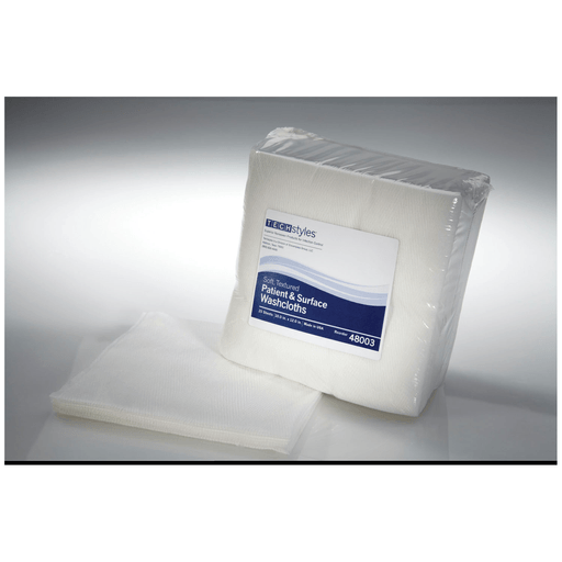 ENCOMPASS SOFSORB WASHCLOTHS - Washcloth, Rayon Polyester Spunlace, 12" x 13", White, 50/bg, 20 bg/cs | Quantity - 1x CS