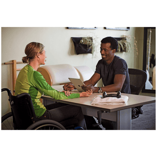 AD-AS/POPULAS FURNITURE ACCELLA SERIES HEIGHT ADJUSTABLE WORKSTATIONS, DESKS & TABLES - Workstation, 60"L x 30"W, Rectangular, Undermounted Hand-Crank, Available in All Finishes, Indicate Color Code (XX) (011949) | Quantity - 1x EA
