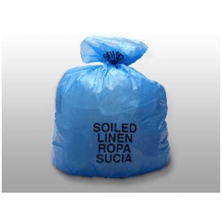 LK PACKAGING LINEN LINERS - Soiled Linen Liner, Blue, High Denstiy, 31" x 41", 250/cs | Quantity - 1x CS