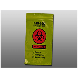 LK PACKAGING 3-WALL SPECIMEN TRANSFER BAGS - 3-Wall Specimen Transfer Bag, Reclosable, Biohazard, 2 mil, 9" x 12", 1000/cs | Quantity - 1x CS