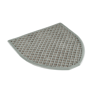 HOSPECO TASKBRAND URINAL DRIP MAT - Urinal Drip Mat, Grey, 6/bx | Quantity - 1x BX