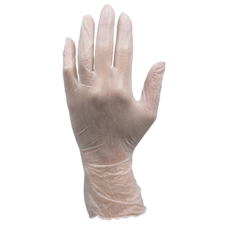 HOSPECO PROWORKS VINYL EXAM GLOVES - Vinyl Exam Glove, Powder-Free, Small, 100/bx, 10 bx/cs | Quantity - 1x CS