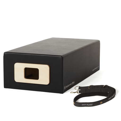 MERRITHEW EXTRA LONG REFORMER BOX WITH FOOTSTRAP - Reformer Box with Footstrap, X-Long (Price subject to change without notice) | Quantity - 1x EA