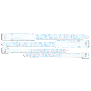 PRECISION DYNAMICS SOFT-LOCK IMPRINTER ID BRACELETS - Adult/ Infant ID Bracelet, 4-Part OB, Insert Band Style, Info Area For Adults: 2"L x 7/8"H, For Infants: 2 5/8"L x 3/8"H, Teddy Bears, 400/bx | Quantity - 1x BX