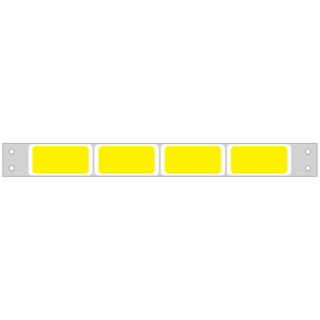 TIMEMED COMPUTER LABELING SYSTEMS FOR PATIENT CHARGING - Patient Charge Labeling For The Allegro Printer, 1" x 2", Yellow, Permanent Adhesive, 1500/rl, 6 rl/bx | Quantity - 1x BX