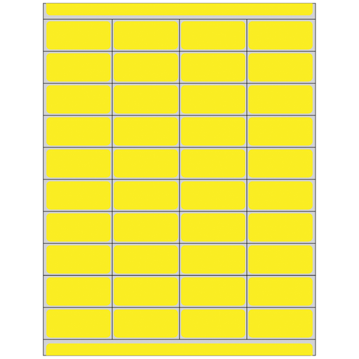 TIMEMED MULTI-PURPOSE LABELING FOR DESKTOP LASER PRINTERS - Single Ply Labels, White, On 8" x 11" Sheets, 1 7/16" x 4", 1,400/bx | Quantity - 1x BX