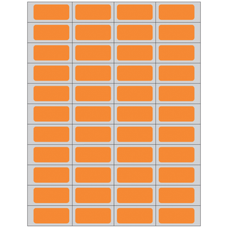 TIMEMED MULTI-PURPOSE LABELING FOR DESKTOP LASER PRINTERS - Single Ply Labels, White, On 8" x 11" Sheets, 1 7/16" x 4", 1,400/bx | Quantity - 1x BX