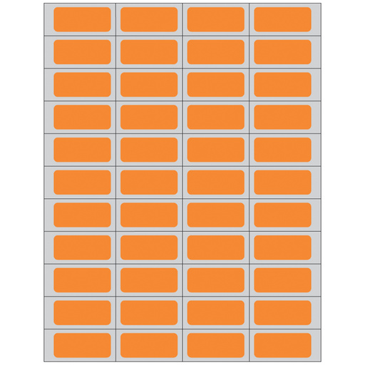 TIMEMED MULTI-PURPOSE LABELING FOR DESKTOP LASER PRINTERS - Single Ply Labels, White, On 8" x 11" Sheets, 1 7/16" x 4", 1,400/bx | Quantity - 1x BX