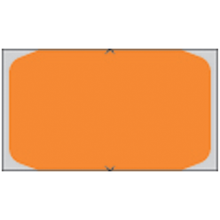 TIMEMED HEALTHCODER LABEL PRINTING SYSTEMS - Piggyback, Direct Coated Thermal Labels For 8x00 Printer, .96" x 1.6", Yellow, No "X" Tamper Cut, 3,000/rl, 6 rl/bx | Quantity - 1x BX